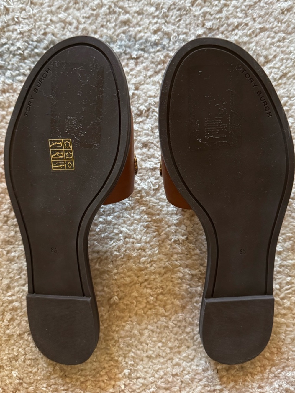 NEW Tory Burch Everly Slides in Classic Cuoco - Picture 7 of 8